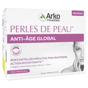 Arkopharma Perles de Peau Anti-Âge Global 30 Sticks