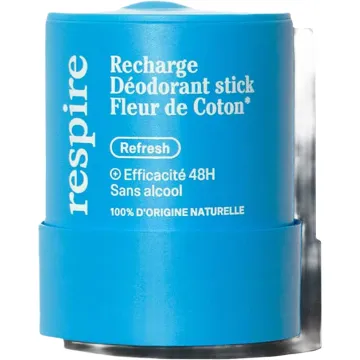 Respire Déodorant Recharge Fleur de Coton 50 g