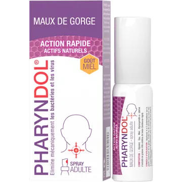 Pharyndol Spray Maux de Gorge Adulte 30 ml