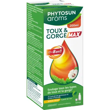 Sirop Toux et Gorge Max 200 ml – Phytosun Arôms