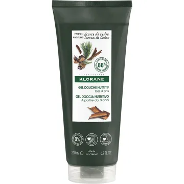 Klorane Gel Douche Nutritif Cupuaçu Bio Écorce de Cèdre 200 ml