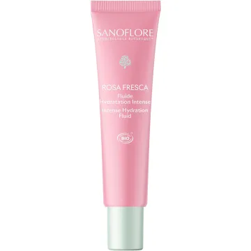 Sanoflore Rosa Fresca Fluide Hydratation Intense Bio 40 ml