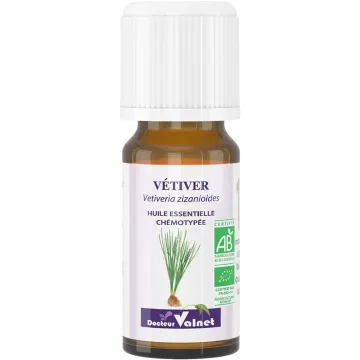 Huile Essentielle Bio Vétiver Dr Valnet 10 ml
