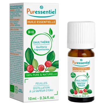 Huile essentielle Gaulthérie Wintergreen Bio 10 ml Puressentiel