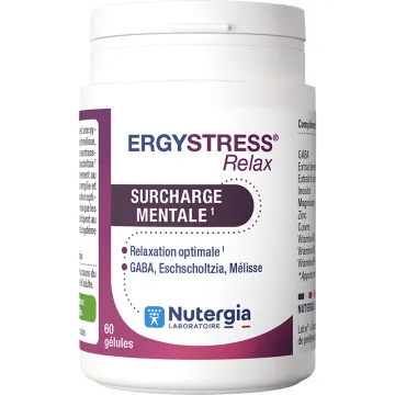 Nutergia ErgyStress Relax – Détente et surcharge mentale – 60 gélules