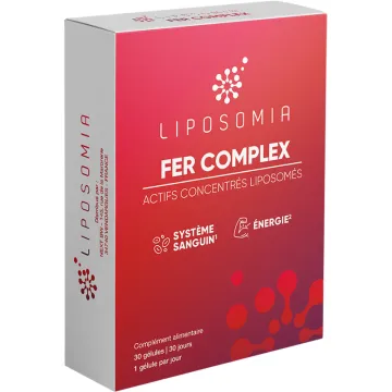 Prescription Nature Liposomia Fer Complex – 30 gélules