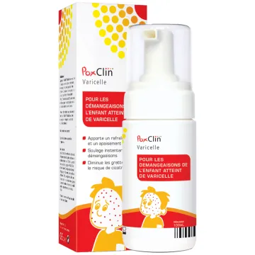 PoxClin Mousse Apaisante Varicelle 100 ml