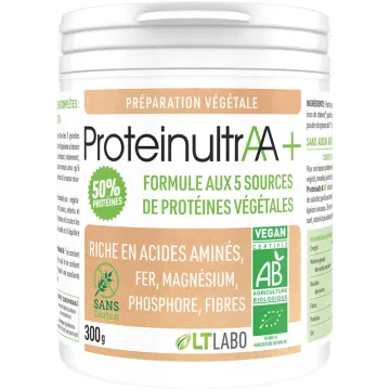 LT Labo ProteinultrAA Bio Protéines Végétales Vegan 300 g