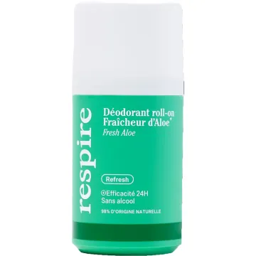Respire Déodorant Roll-On Fraîcheur d'Aloé 24h 50 ml
