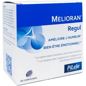 Pileje Melioran Régul 90 comprimés (rhodiole et safran)