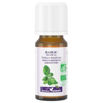 Huile Essentielle Bio Basilic Tropical Dr Valnet 10 ml