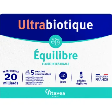 Vitavea Ultrabiotique Équilibre Flore Intestinale 10 gélules