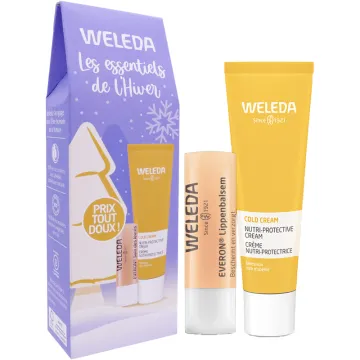 Weleda Coffret Les Essentiels de l'Hiver Cold Cream + Soin des Lèvres