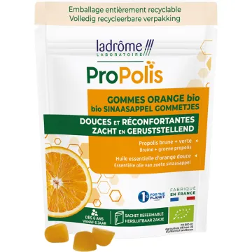 Ladrôme Gommes Propolis Orange Bio 45 g