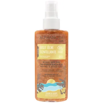 Alphanova Organic Sun Huile Sèche Scintillante Bio 125 ml
