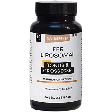 Nat & Form Fer Liposomal 60 Gélules