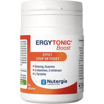 Nutergia ErgyTonic Boost – Tonus physique et mental – 40 gélules