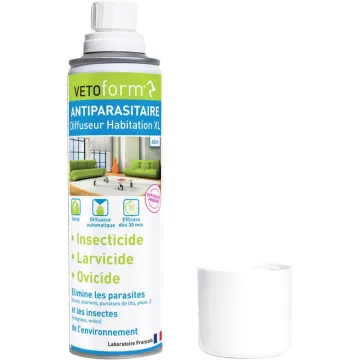 Vetoform Fogger Antiparasitaire Habitation 250 ml 60 m²