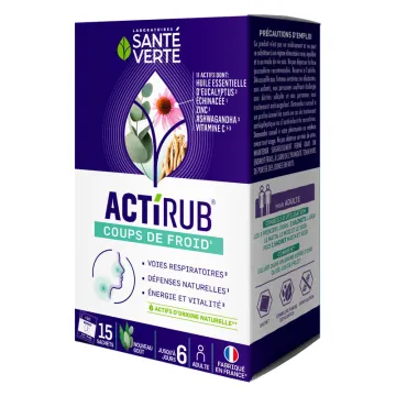 SANTÉ VERTE ACTIRUB 15 SACHETS 