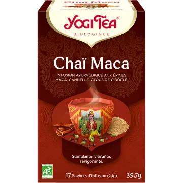 Yogi Tea Chaï Maca Infusion Bio 17 sachets