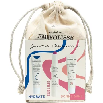 Embryolisse Coffret Secret de Maquilleurs Baume Framboise et Blush Rose Lumière