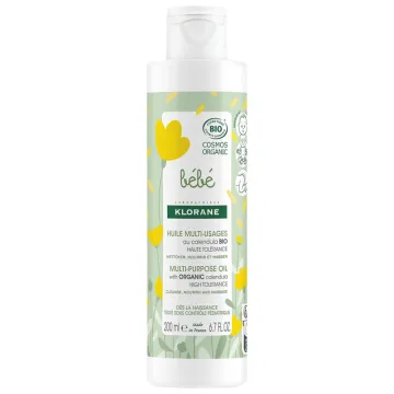 Klorane Bébé Bio Huile Multi-Usage 200 ml