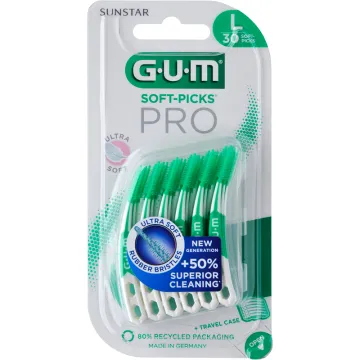 Sunstar GUM Soft-Picks Pro Bâtonnets Interdentaires Large x30