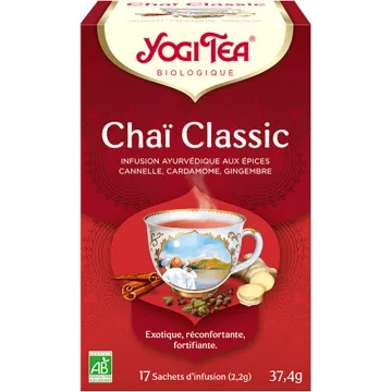 Yogi Tea Chaï Classic Infusion Bio 17 sachets
