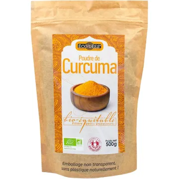 Curcuma en poudre Bio 500 g Ecoidées