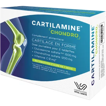 Cartilamine Chondro 60 comprimés Vital Santé
