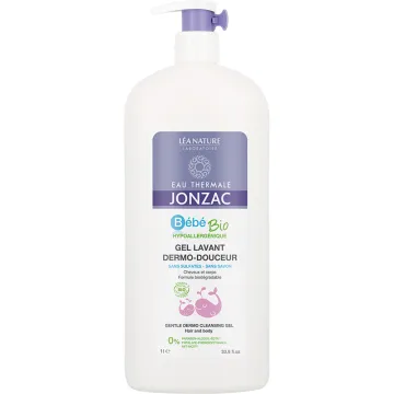 Eau Thermale Jonzac Bébé Bio Gel Lavant Dermo-Douceur 1 L