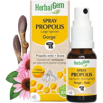 Spray Gorge Propolis Bio 15 ml HerbalGem