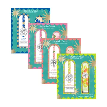 Roger&Gallet Coffret Eau Parfumée Bienfaisante 30 ml & Crème Mains 30 ml Vanille Soleil
