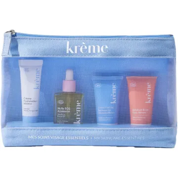 Krème Kit Soins Visage Essentiels bio - Coffret découverte 4 soins
