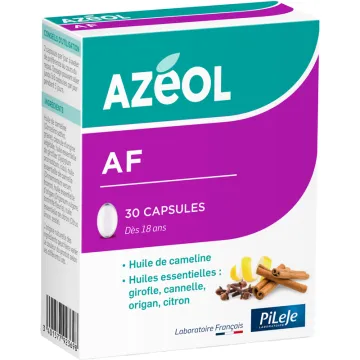 Pileje Azéol AF huile de cameline et huiles essentielles 30 capsules