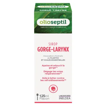 Olioseptil Sirop Gorge-Larynx Huiles Essentielles - 125 ml