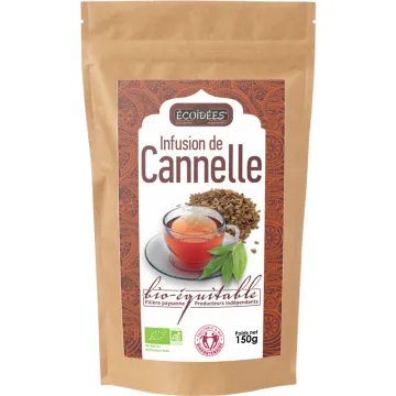 Infusion de cannelle de Ceylan Bio 150 g Ecoidées