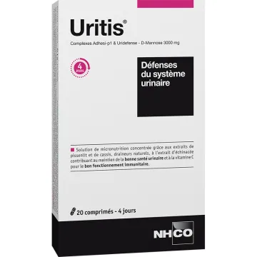 NHCO Uritis Défenses du Système Urinaire 20 Comprimés