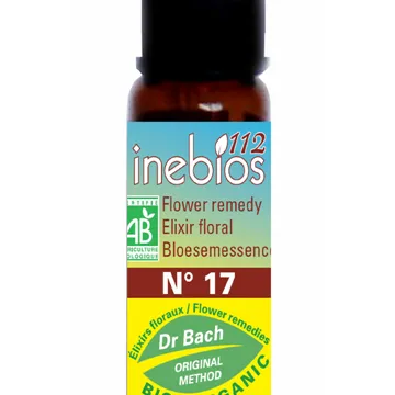 Fleurs de Bach Charme Inebios HORNBEAM 10ml N°17