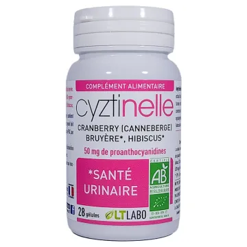 Cystinelle Gênes urinaires LT Labo 30 gélules