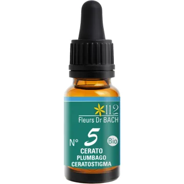 Inebios Fleur de Bach n°5 Cerato Plumbago Bio 10 ml