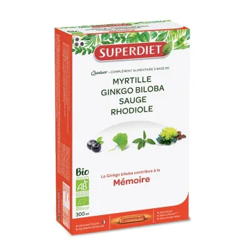 Superdiet Quatuor Bio Mémoire 20 Ampoules