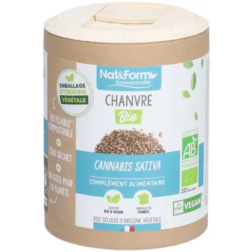 Chanvre Bio 200 gélules Nat & Form