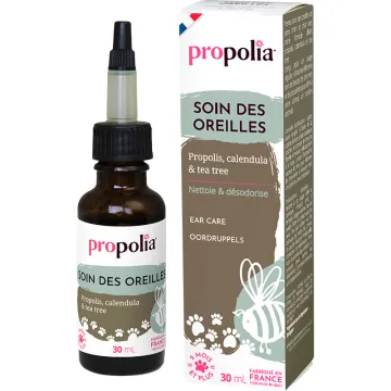Propolia Animaux Soin des Oreilles Propolis Calendula Tea Tree 30 ml
