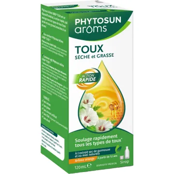 Sirop toux sèche et grasse adulte 120 ml – Phytosun Arôms