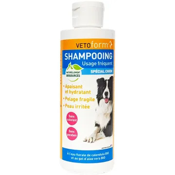 Vetoform Shampooing Usage Fréquent pour Chien 200 ml