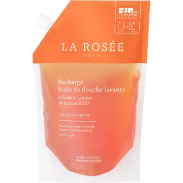 La Rosée Huile de Douche Lavante Éco-Recharge 800 ml