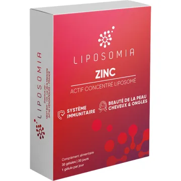 Prescription Nature Liposomia Zinc liposomé – 30 gélules