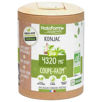 Konjac Bio 200 gélules Nat & Form