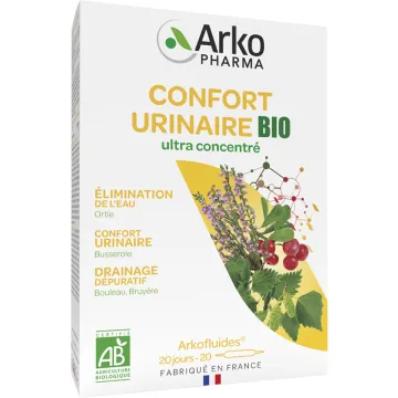 Arkopharma Arkofluides Confort Urinaire Bio 20 ampoules